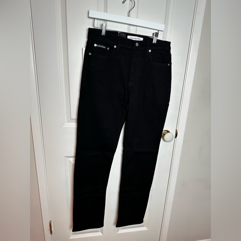 Calvin Klein Jeans Men's black Straight Leg Denim
